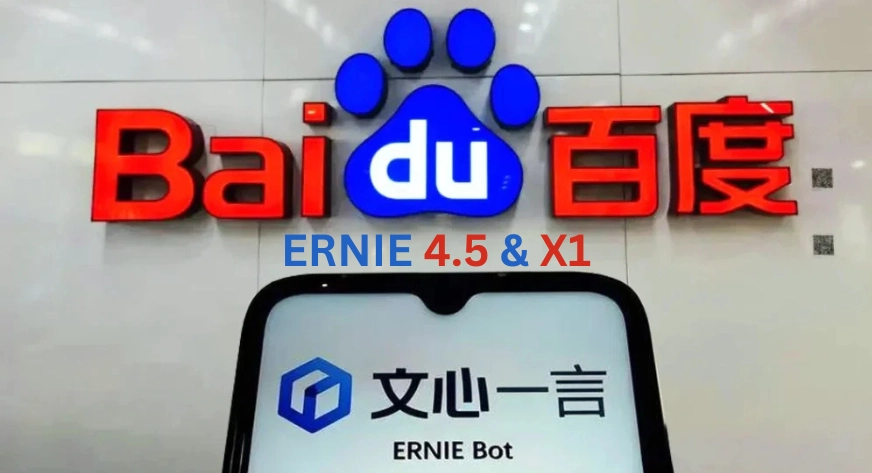 Baidu introducing ERNIE 4.5 Turbo and X1 models showcasing scalable, efficient AI for businesses in 2025.