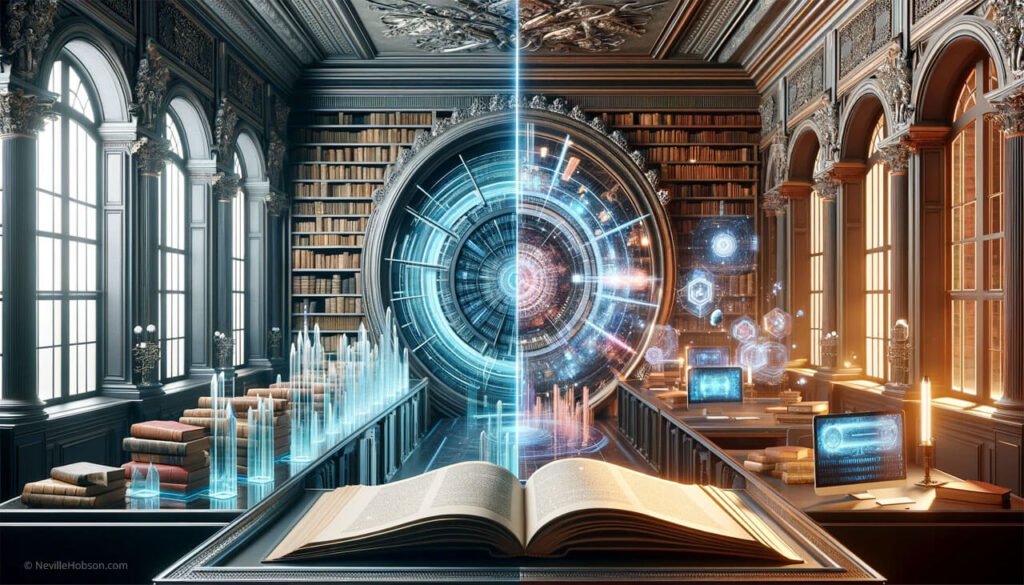 Historical library books being digitized for AI training