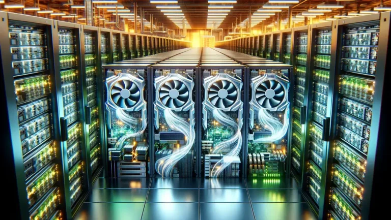 GPU hosting infrastructure inside a data center in Pakistan